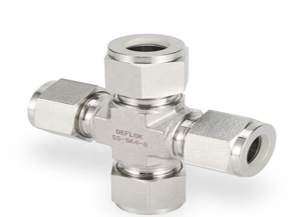 La virola 25m m del doble de BSP las instalaciones de tuberías de 6000 PSI SS316 cruza