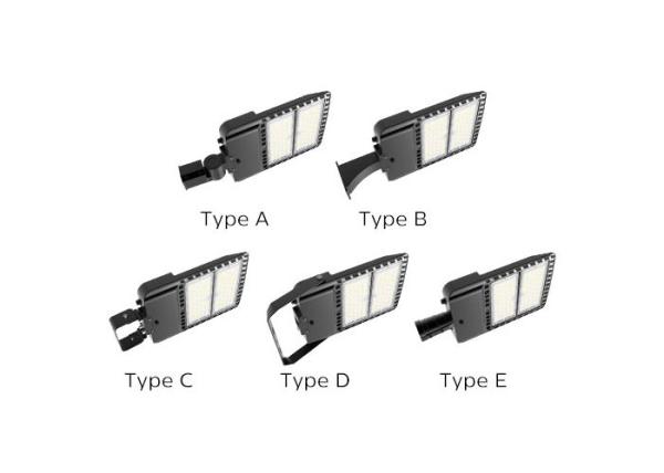 Waterproof 150W Led Street Light IP66 Shoebox Led Parking Lot Lights 5500K
