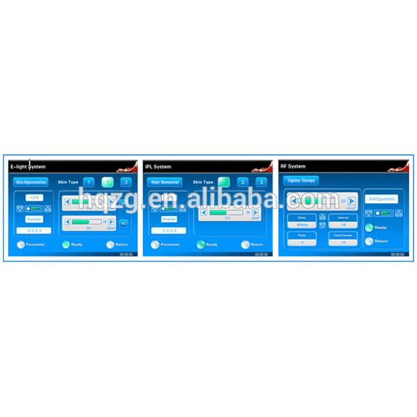 Skin Rejuvenation IPL Hair Removal Machine With 7.4 