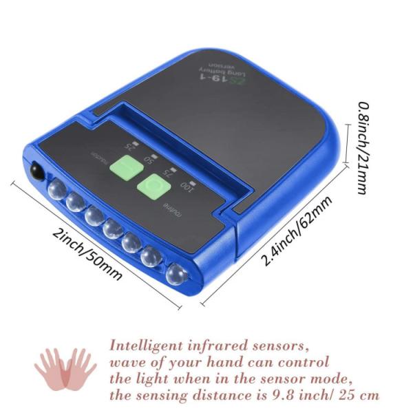 Rechargeable Hands-Free IP44 Waterproof Headlamp Work Light for Outdoor Activities