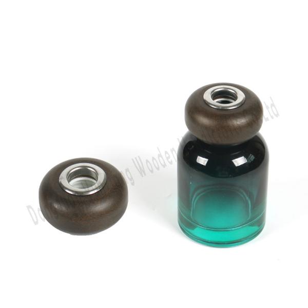 Laser Printed Wooden Perfume Lid Custom Size Aromatherapy Diffuser Cap Durable and Stylish Wood Bottle Lid