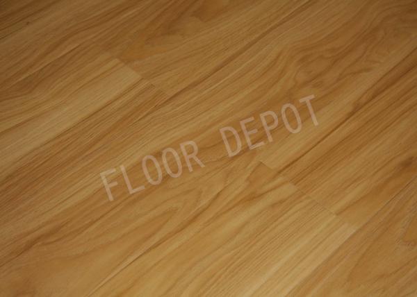 Office 12mm Thickness Solid Wood Laminate Flooring AC4 E1 Density 840 Embossed Waxed