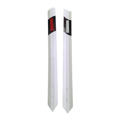Customized Height PVC Delineators Road Reflective Roadside Warning Guide Flexible White Delineator Post