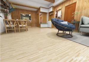 LVT Flooring 1.5mm Dry Back Thickness Customized