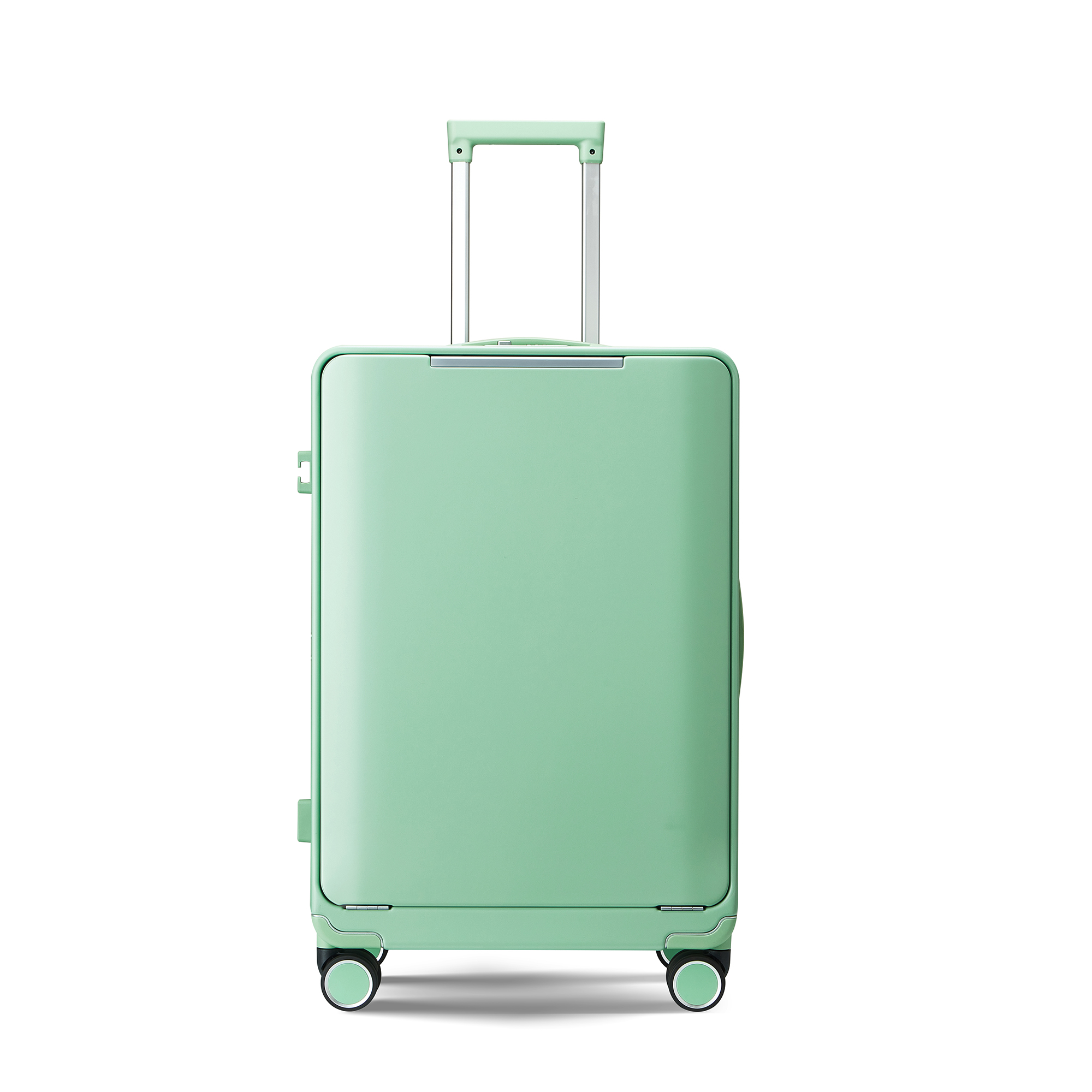Computer Polycarbonate Abs Luggage Waterproof Front Opening Carry On Luggage