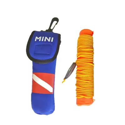 PVC Mini Scuba Diving Surface Marker Buoy Compact For Underwater Below Signal