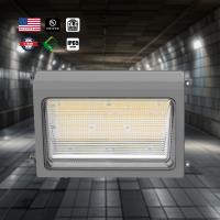 40W-120W IP65 Slim Led Wall Pack Light Para áreas de estacionamento Entradas de carregamento docas e caminhos