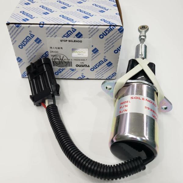 OUSIMA Fuel Shutdown Solenoid Valve 3939019 Shut off solenoid For CUMMINS 6CT8.3 R305 335-7