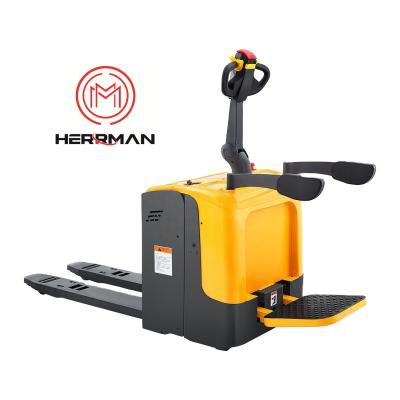 7km/H 2500KG Walkie hidráulico Front Rider Pallet Jack