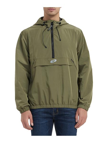 Lightweight Pullover Anorak Track Jacket Windbreaker Unisex Plus Size