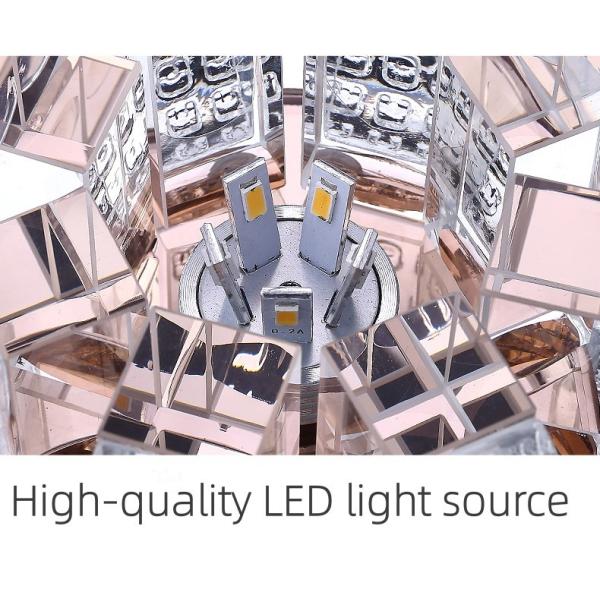 Современный кристаллический проход Светодиод творческий вход стеклянный балкон крыша коридор потолок подсветка