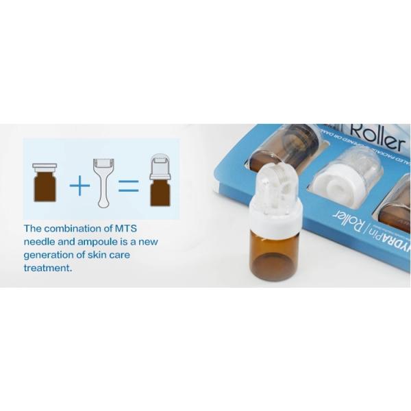 NO Plugs Type Newly Designed 42/150Gold Titanium Microneedle Hydra Stamphydra Roller for Skin Rejuvenation