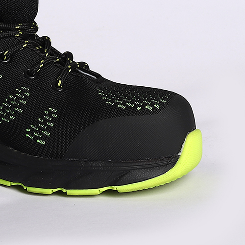 Fashion Fly Knit Safety Shoes Metal Eyelets Men Safety Shoes