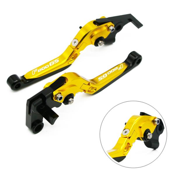 Custom CNC Aluminum Alloy Motorcycle Brake Lever Set for BMW F800GS Adventure in Black