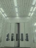 Fold Style Automotive Spray Booths 30kW Electric Heating PLC Touch Screen Control