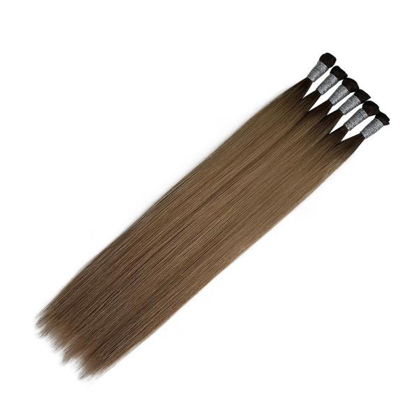 100g/pack Brazilian Hair Flat Weft Double Drawn Cuticle Intact Human Hair Extensions