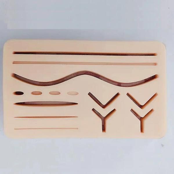 Suture Practice  Pad Medical Nursing School  Training Suture Pad Skin Buffing  Model Silicone Pad Suture set