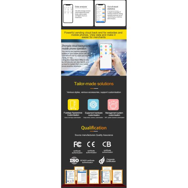 Automatic Phone Accessories Vending Machine QR Payment Phone case Vending Machine