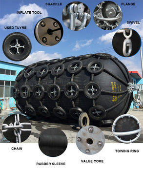 Tipo acanalado nave de protección del combustible del muelle del pantano marino de los topes con la certificación ISO17357