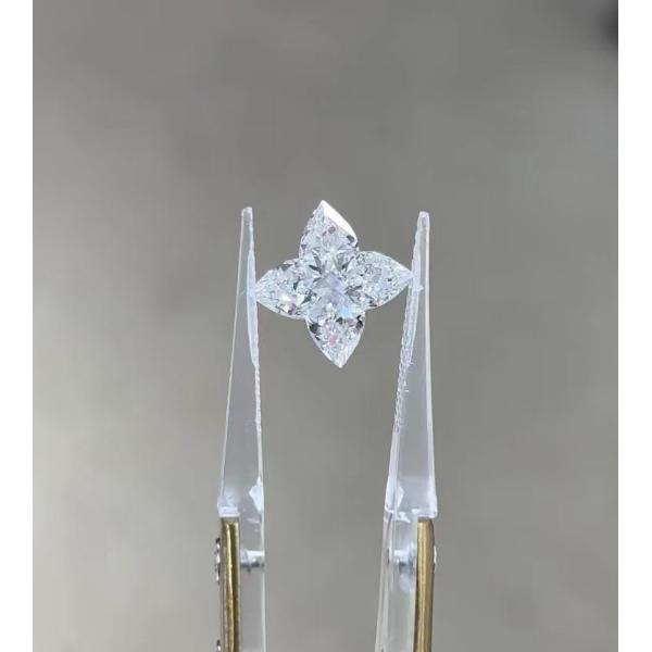 Лабораторные бриллианты CVD IGI Сертифицированные синтетические бриллианты Четырехлистный клевер Кольцо