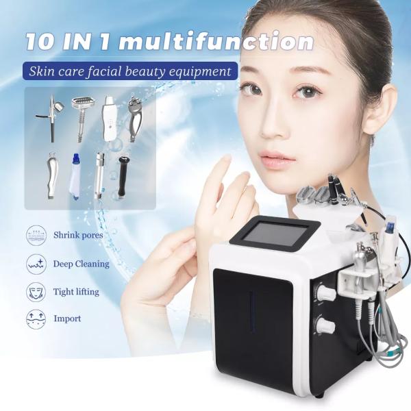 Multi-Functional Skin Care Machine with Hydra Dermabrasion, Diamond Peel , RF Tighten, Skin Scrubber, BIO Photoelectric