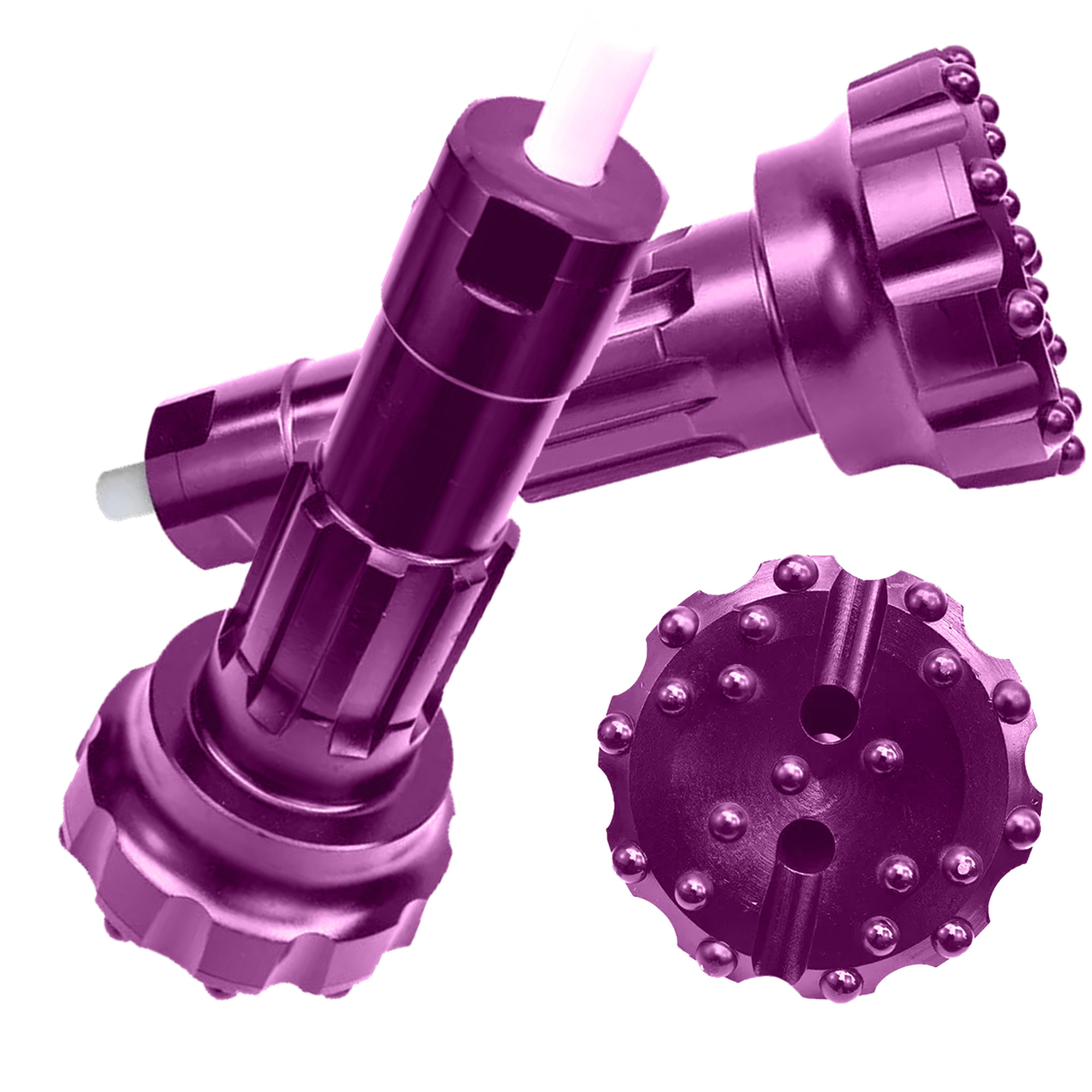 Mining DTH Drill Bit Heat Treatment Processes Hard Rock Drilling Tools DTH Hammer And Bits