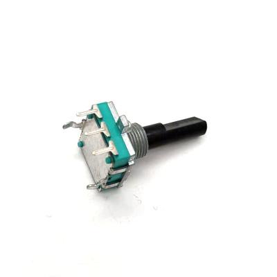 Eixo plástico giratório do botão DC250V do codificador do interruptor EC16 preto
