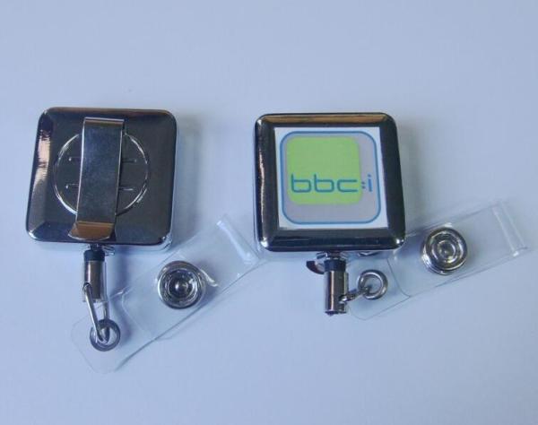 Promotional Gift Small PVC Badge Holder With Custom Badge Reels