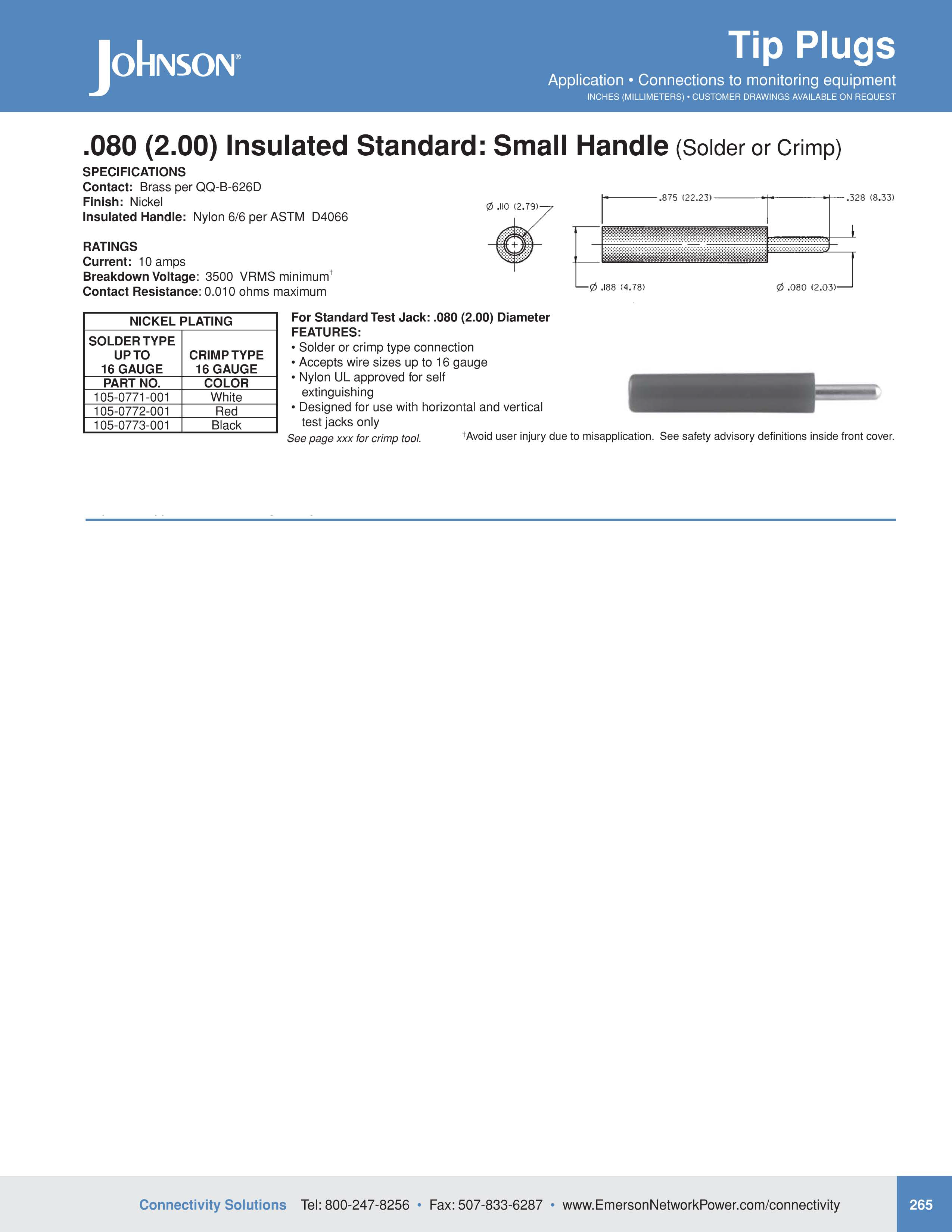 Electronic power connector Bel Fuse 105-0773-001 designed to optimize industrial