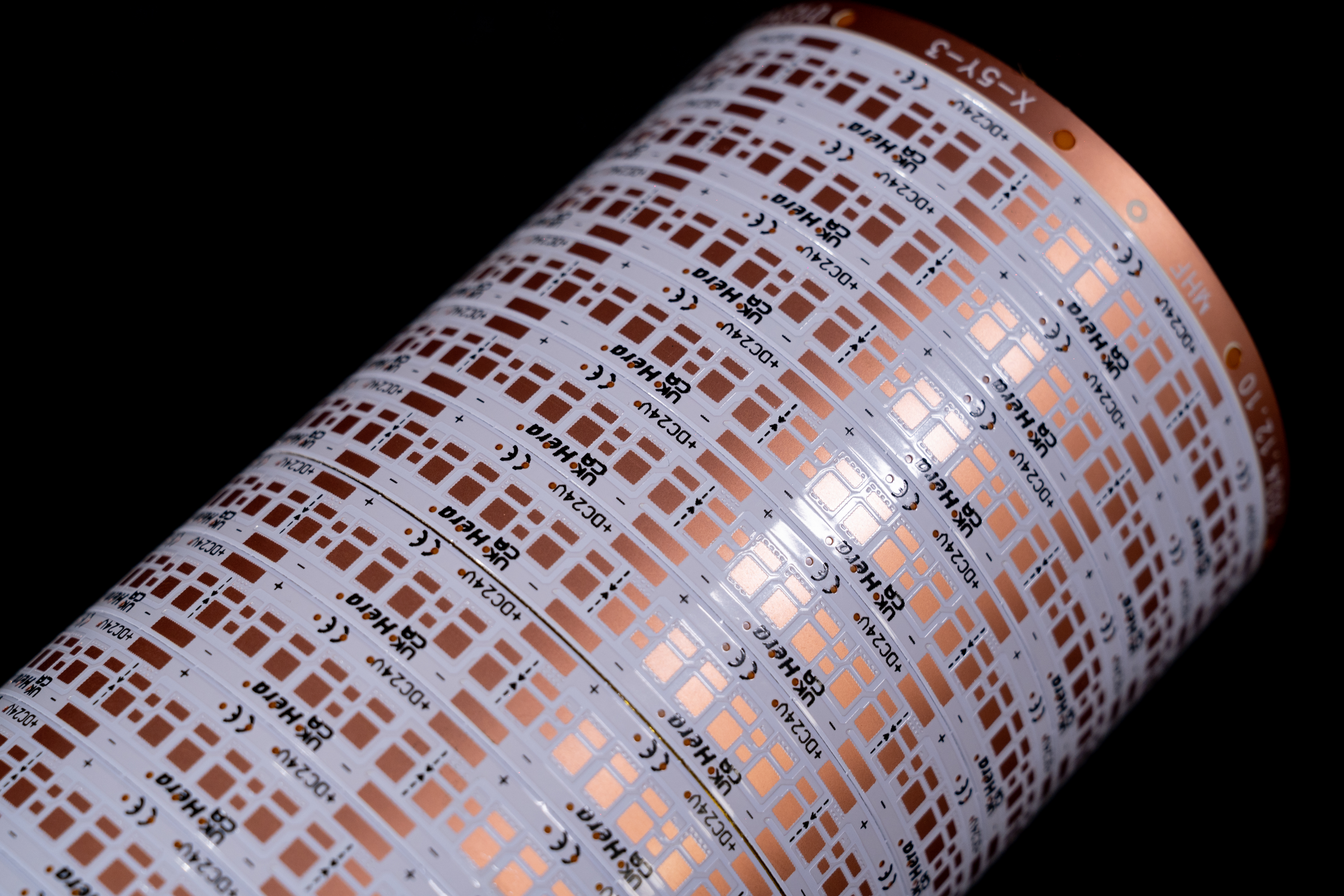 24V 285 LEDs Flexible LED Circuit Board with 9.6mm Width for LED Strip Applications