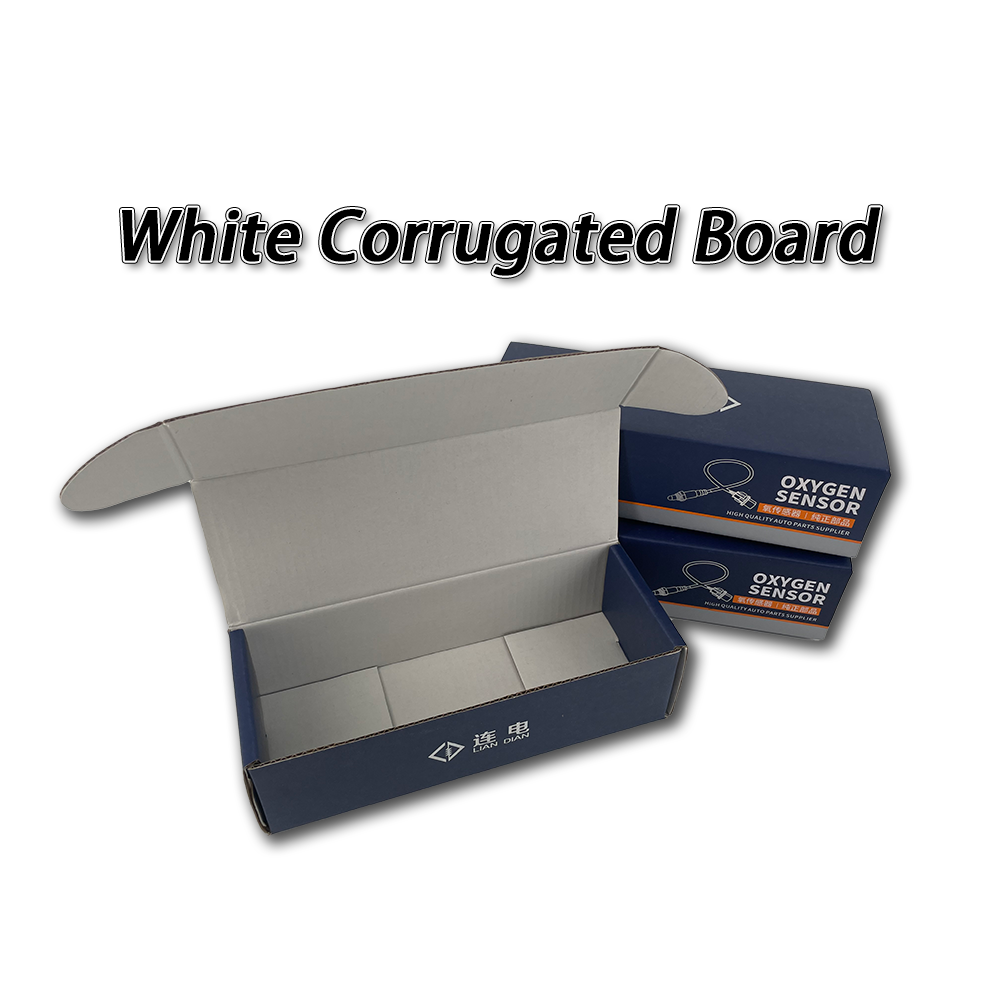 High Quality Custom Auto Spare Parts Cardboard Paper Box Full Color Printing Folder Type with Embossing & Matt Lamination