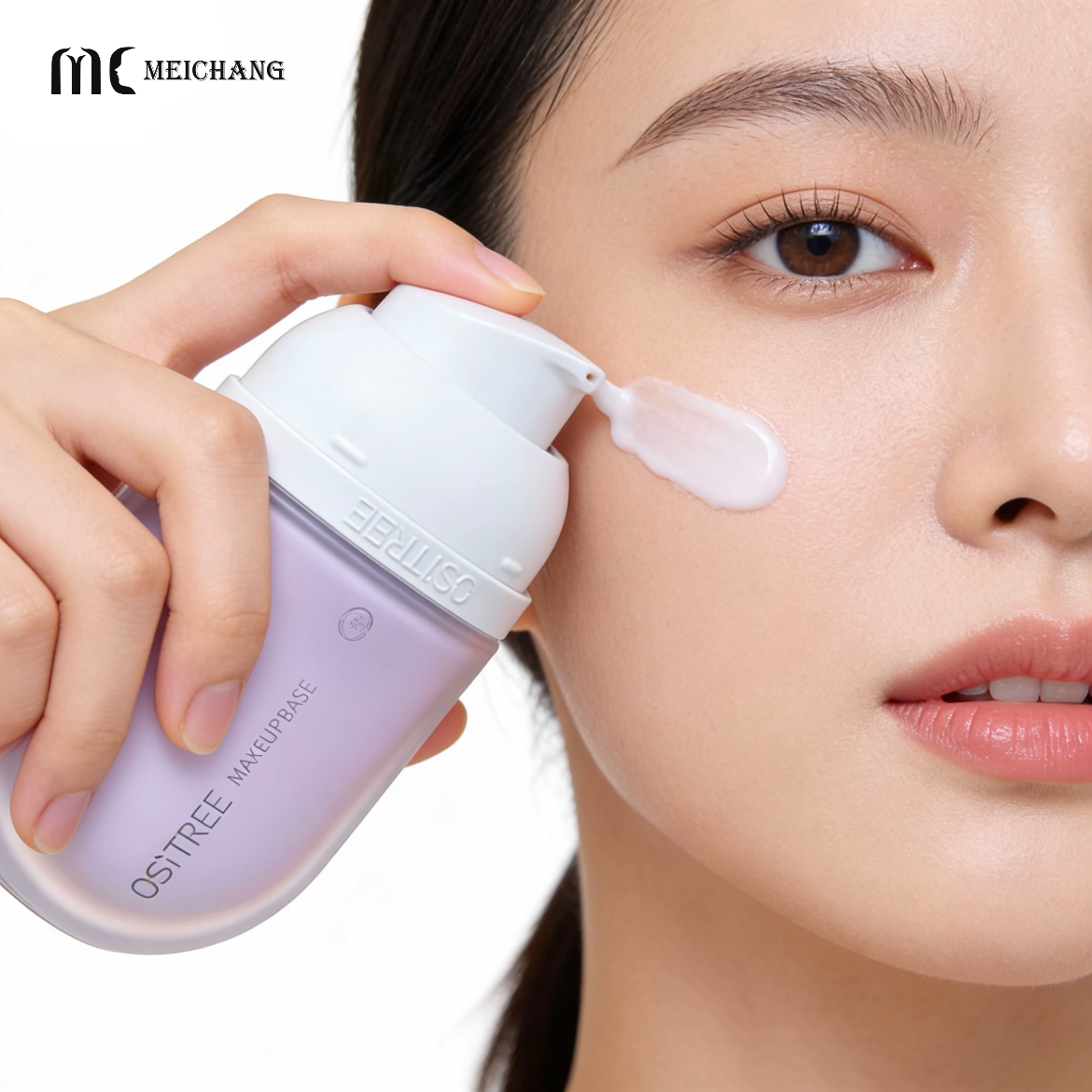30ml 50ml Elliptical Acrylic Airless Pump Bottle for Makeup Packaging(MC-278)