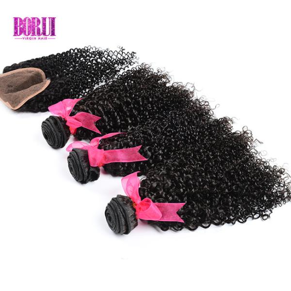 Kinky Curly Virgin Peruvian Human Hair 100% Virgin Peruvian Hair Deep Curly Bundles