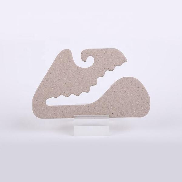 Изготовленные на заказ носки вешалок картона упаковывая вешалки для одежды картона 1.5мм