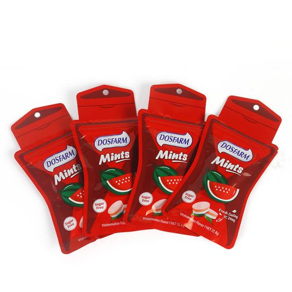 Bloco colorido Sugar Free Compress Mint Candy/tabuletas doces da vitamina C