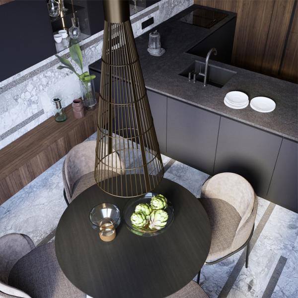 PVC Wooden Modular Kitchen Cabinets