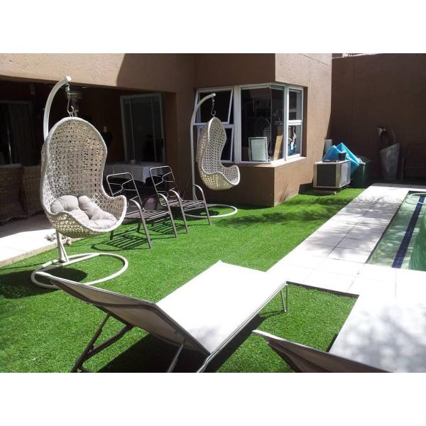 Green Outdoor Synthetic Grass 20mm 25mm 30mm Artificial Natural Looking