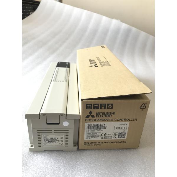 24 Points Mitsubishi PLC Module 100 - 240V FX3U-128MR/ES-A