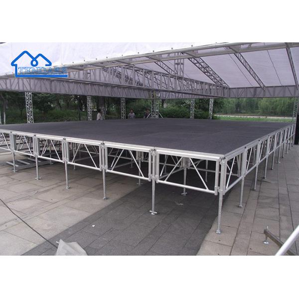 Portable Easy Assemble Aluminum Stage Truss Mobile Event Plywood Stage Adjustable Stage Platform