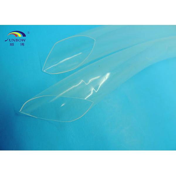 200C High Temperature Low Shrink ratio FEP Heat Shrink Tubes / Clear Plastic Tubing For Customized sizes With Rohs
