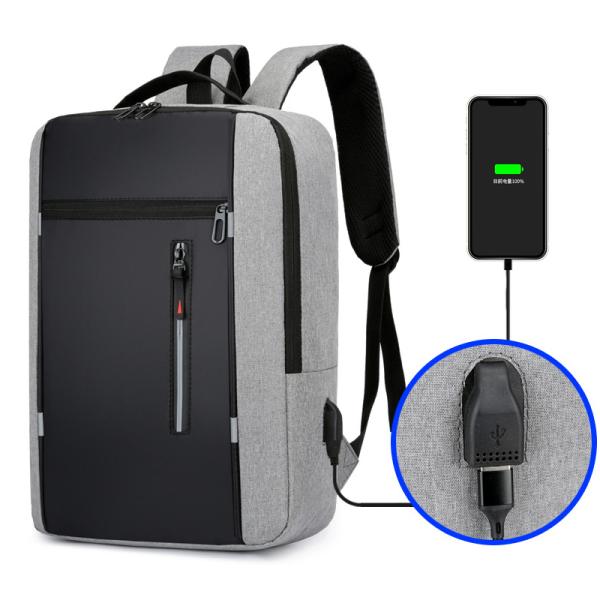 ISO Anti Theft Water Resistant Backpack Luxury Computer Backpack With Charger