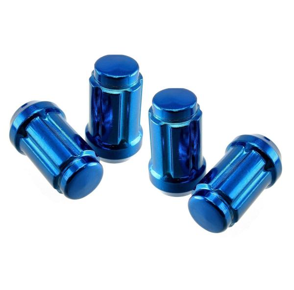 20x Subaru Blue Chrome Spline Lug Nuts 12x1.25 Fits Legacy Impreza WRX Sti FR-S