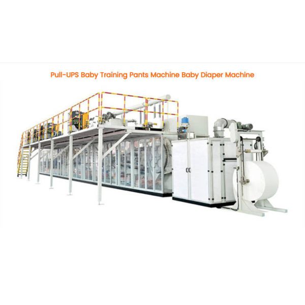 Touch Screen Control Baby Diaper Machine with High-Strength Steel Frame and 350 pcs/min Production Speed
