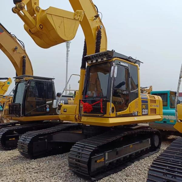 22ton Operating Weight Komatsu PC220 Second Hand Construction Equipment in Market