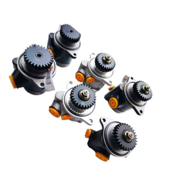 Weichai DZ9100130028 Hydraulic Steering Pump Engine Assembly for Shacman Dump Truck Spare Parts 612630030005 New Aluminum DZ9100130028
