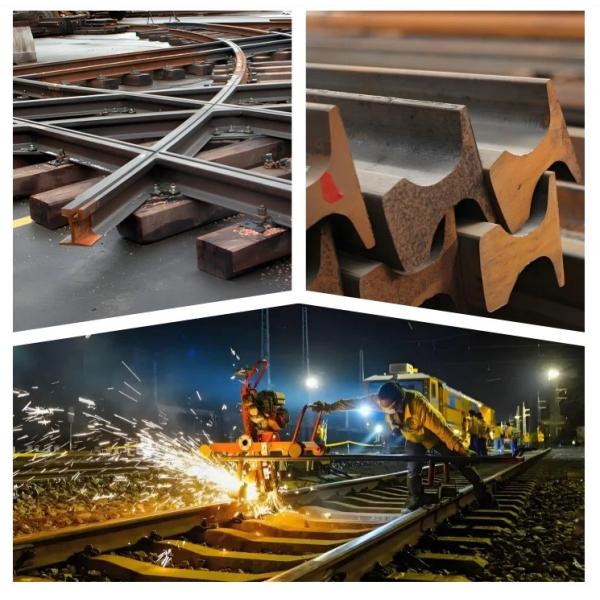 18 kg Taille Q235B 55Q Type GB Pièces de chemin de fer léger Accessoires Rails en acier