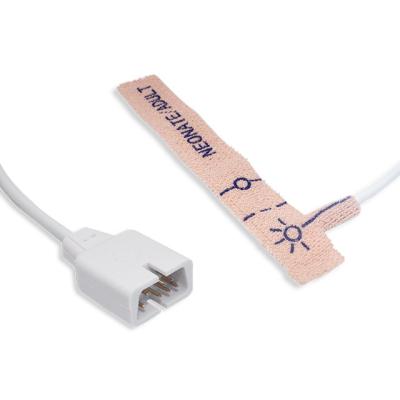 ponta de prova livre N25 do látex descartável 7pin Nelcor SpO2 de 0.9m
