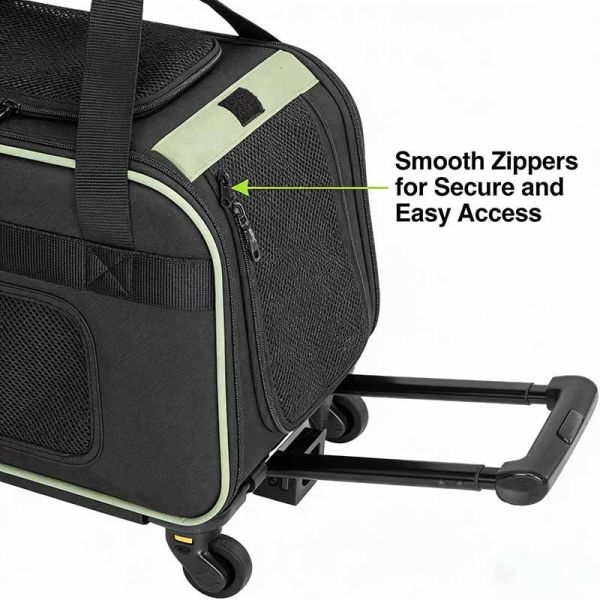 B2B Wholesale Foldable Pet Stroller–Lightweight Wheeled Travel Carrier with Breathable Mesh for Pets