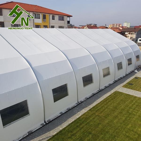 Шатер теннисного корта сени PVC рамки стиля TFS алюминиевой непрозрачной изогнутый тканью