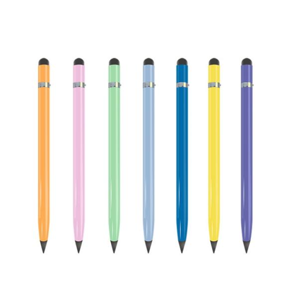 Creative Metal Eternal Pencil Multifunctional Colorful Touch Screen Stylus Pencil